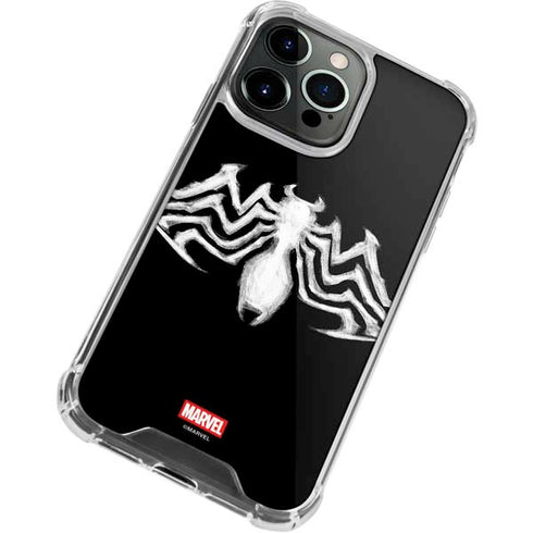 Marvel Venom Venom Logo iPhone 14 Pro Clear Case